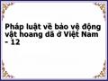 Sự Cần Thiết Phải Hệ Thống Hoá Và Xây Dựng Khung Pháp Luật Thống Nhất Về Bảo Vệ Động Vật Hoang Dã