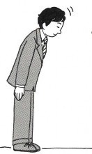 Một vị giáo sư bước vào lớp đứng nghiêm trang cúi gập người chào cả lớp 2