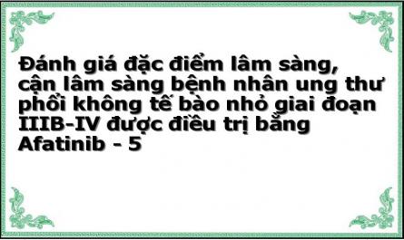 Đặc Điểm Cận Lâm Sàng Bệnh Nhân Ung Thư Phổi Không Tế Bào Nhỏ Giai Đoạn Iiib-Iv Được