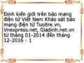 Định kiến giới trên báo mạng điện tử Việt Nam Khảo sát báo mạng điện tử Tuoitre.vn, Vnexpress.net, Giadinh.net.vn từ tháng 01-2014 đến tháng 12-2016 - 1