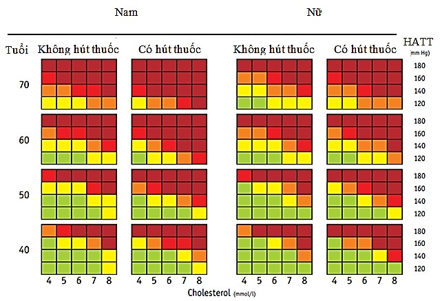Hình 3 Phân tầng nguy cơ tim mạch theo WHO ISH 91 2 5 Xử lý số liệu Quản lý 1