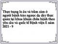 Thực trạng lo âu và trầm cảm ở người bệnh trào ngược dạ dày thực quản tại khoa khám chữa bệnh theo yêu cầu và quốc tế Bệnh viện E năm 2021 - 9