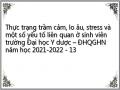 Thực trạng trầm cảm, lo âu, stress và một số yếu tố liên quan ở sinh viên trường Đại học Y dược – ĐHQGHN năm học 2021-2022 - 13