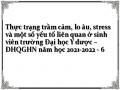 Mô Tả Thực Trạng Trầm Cảm, Lo Âu Và Stress Ở Sinh Viên Trường Đại Học Y Dược - Đhqghn Năm Học 2021-2022