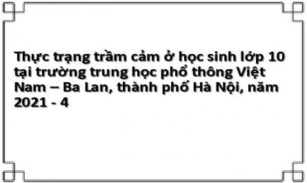 Các Nghiên Cứu Đã Được Thực Hiện Về Sức Khỏe Tâm Thần Ở Học Sinh Thpt Trên Thế Giới Và