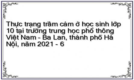 Mức Độ Stress Của Học Sinh Khối 10 Trường Thpt Việt Nam – Ba Lan