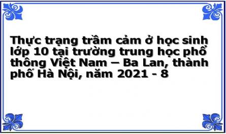 Tỷ Lệ Trầm Cảm Ở Học Sinh Lớp 10 Trường Thpt Việt Nam – Ba Lan