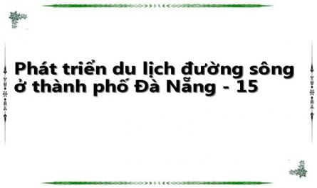 Quản Lý Và Điều Hành Hoạt Động Du Lịch Đường Sông