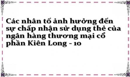 Đánh Giá Các Nhân Tố Ảnh Hưởng Đến Sự Chấp Nhận Sử Dụng Thẻ Klb Dựa Trên Đánh Giá Từ