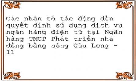 Giải Pháp Hoàn Thiện Các Nhân Tố Tác Động Đến Quyết Định Sử Dụng Dịch Vụ Ngân Hàng