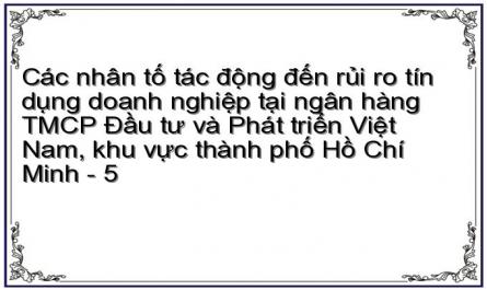 Thực Trạng Về Rủi Ro Tín Dụng Doanh Nghiệp Tại Ngân Hàng Tmcp Đầu Tư Và Phát Triển Việt Nam