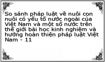 Xem Xét Số Liệu Trẻ Em Được Cho Làm Con Nuôi Quốc Tế Của Các Nước