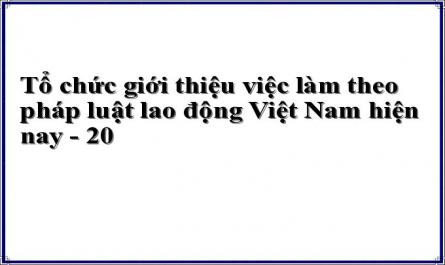 Tổ chức giới thiệu việc làm theo pháp luật lao động Việt Nam hiện nay - 20