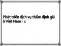 Phát triển dịch vụ thẩm định giá ở Việt Nam - 1