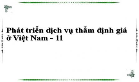 Nguyên Nhân Của Những Tồn Tại Trong Hoạt Động Thẩm Định Giá Ở Nước Ta