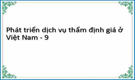 Gía Trị Tài Sản Đã Thẩm Định Qua Các Năm Của Sivc