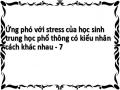 Ứng phó với stress của học sinh trung học phổ thông có kiểu nhân cách khác nhau - 7