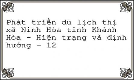 Kế Hoạch Phát Triển Kinh Tế Chung Của Thị Xã Ninh Hòa