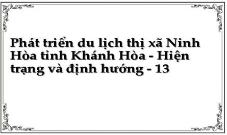 Giải Pháp Phát Triển Du Lịch Thị Xã Ninh Hòa