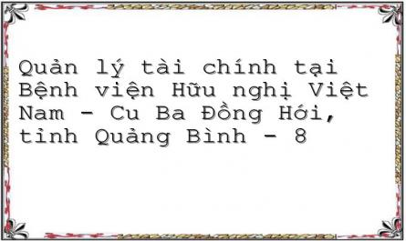 Bảng Tổng Hợp Các Khoản Chi Bệnh Viện Hữu Nghị Việt Nam – Cu Ba Đồng Hới Giai Đoạn