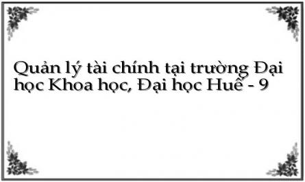 Quản Lý Nhiệm Vụ Thu, Chi Tài Chính Tại Trường Đhkh, Đhh