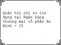 Quản trị rủi ro tín dụng tại Ngân hàng thương mại cổ phần An Bình - 15