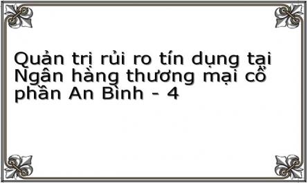 Công Cụ Quản Trị Rủi Ro Tín Dụng