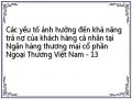 Các yếu tố ảnh hưởng đến khả năng trả nợ của khách hàng cá nhân tại Ngân hàng thương mại cổ phần Ngoại Thương Việt Nam - 13