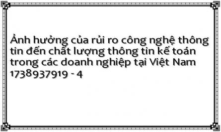 Các Nghiên Cứu Liên Quan Đến Hệ Lượng Hệ Thống Thông Tin Kế Toán