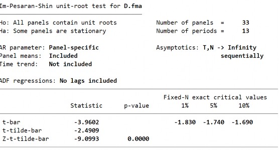 Biến PTTC – FME – Bậc gốc 208 Biến PTTC – FME – Sai phân bậc 1 Biến PTTC – 11