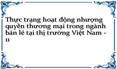 Xây Dựng Môi Trường Pháp Luật Cho Nhượng Quyền Thương Mại Phát Triển: