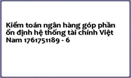 Kiểm toán ngân hàng góp phần ổn định hệ thống tài chính Việt Nam 1761751189 - 6
