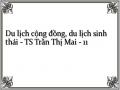 Du lịch cộng đồng, du lịch sinh thái - TS Trần Thị Mai - 11
