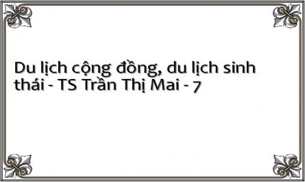 Du lịch cộng đồng, du lịch sinh thái - TS Trần Thị Mai - 7