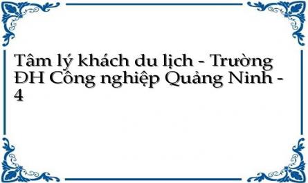 Ảnh Hưởng Của Các Hiện Tượng Tâm Lí Xã Hội Phổ Biến Trong Du Lịch