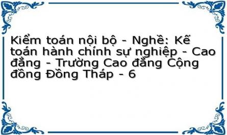 Những Vấ Đề Cơ Bản Về Kiểm Toán Nội Bộ