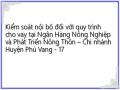 Kiểm soát nội bộ đối với quy trình cho vay tại Ngân Hàng Nông Nghiệp và Phát Triển Nông Thôn – Chi nhánh Huyện Phú Vang - 17